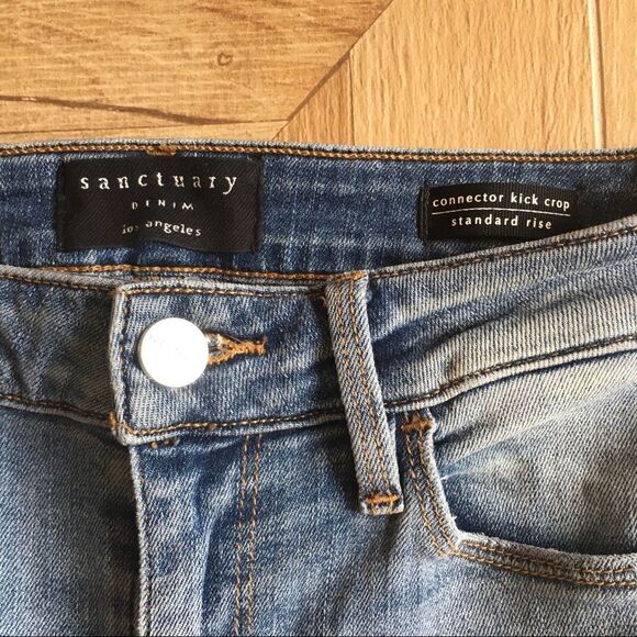 Sanctuary Connector Kick Crop standard rise jeans - Picture 3 of 8